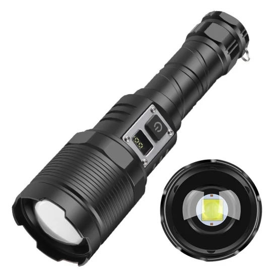 Lampe de poche rechargeable 30W 1500m lumineux 1800 Lumens Xhp70 puissant lampe de poche LED tactique USB lampe torche étanche