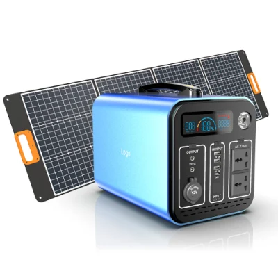 1500W Alimentation de stockage d'énergie extérieure Alimentation solaire de secours à domicile pour véhicule de charge