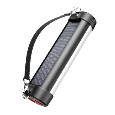 Le camping portatif de LED allume la lanterne accrochante rechargeable solaire de camping pour la panne de courant, l'ouragan