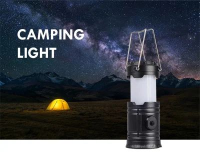 Conception unique LED Hot Sale Camping lanterne Camping Tente décorative allume les lumières extérieures