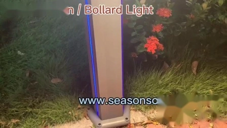 Économie d'énergie LED Light Lamp Pathway Rechargeable 6W Solar Garden Outdoor Solar Lawn Light avec LED Strip Lighting